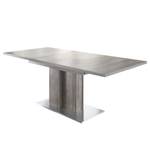 Table extensible Entremont Marron - Gris - Bois manufacturé - 160 x 76 x 90 cm