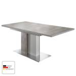 Eettafel Entremont (met uitschuiffunctie Bruin - Grijs - Wit - Plaatmateriaal - 160 x 76 x 90 cm