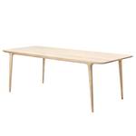 Table en bois massif FLEEK Chêne massif - Chêne clair - 160 x 90 cm