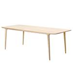 Table Fleek Chêne massif - Chêne clair - 200 x 90 cm