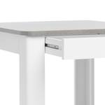 Table Felin I Imitation béton / Blanc