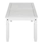 Table à  manger Finca Rustica Pin massif - Blanc - 160 x 90 cm