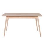 Table en bois massif FINSBY rectangle Hêtre massif - 140 x 90 cm
