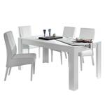 Table Forenza Blanc mat - 180 x 90 cm