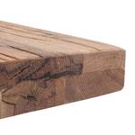 Eettafel Gallipoli massief wild eikenhout - Wild eikenhout - 180 x 100 cm - Roestvrij staal