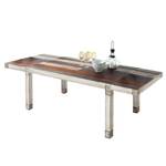 Eettafel Goa II deels massief mangohout - Mango vintage wit