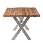 Table Gomas Teck massif / Fonte brute