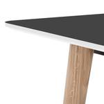 Table Helvig I Chêne partiellement massif - Anthracite / Chêne - 220 x 95 cm