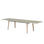 Table Helvig I Chêne partiellement massif - Chêne / Gris - 170 x 95 cm