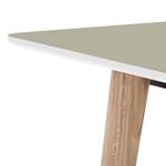 Table Helvig I Chêne partiellement massif - Chêne / Gris - 170 x 95 cm