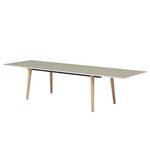 Table Helvig I Chêne partiellement massif - Chêne / Gris - 220 x 95 cm