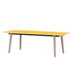 Table Helvig I Chêne partiellement massif - Jaune / Chêne - 170 x 95 cm