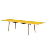 Table Helvig I Chêne partiellement massif - Jaune / Chêne - 170 x 95 cm