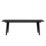 Table Helvig II Chêne partiellement massif - Anthracite / Noir - 170 x 95 cm