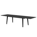 Table Helvig II Chêne partiellement massif - Anthracite / Noir - 220 x 95 cm