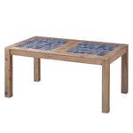 Table Ibiza Manguier massif / Céramique - Manguier / Bleu - 160 x 95 cm