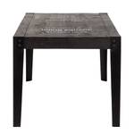 Table Keyport Manguier massif - Gris cendres / Noir