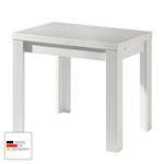 Eettafel Leaf (met uitschuiffunctie) Mat wit - 80 x 60 cm