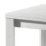 Table extensible Leaf Imitation pin blanc - 160 x 80 cm