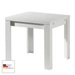 Table extensible Leaf Imitation pin blanc - 80 x 80 cm