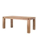 Table Leeds Chêne massif - Traité à la chaux et verni - 220 x 100 cm