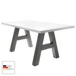 Eettafel Leeton l (met uitschuiffunctie) Mat wit