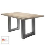 Eettafel Leeton II Grof gezaagd eikenhouten look - 140 x 90 cm