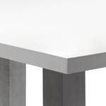 Table Leeton II Blanc mat - 140 x 90 cm