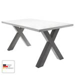 Eettafel Leeton III Mat wit - 140 x 90 cm