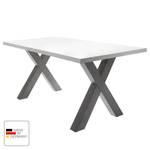 Eettafel Leeton III Mat wit - 160 x 90 cm