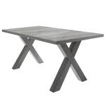 Eettafel Leeton III met uitschuiffunctie - Concrete look