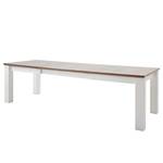 Table extensible Maquili Partiellement en pin massif - Pin taupe / pin blanc