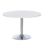 Table Matilda Plateau blanc brillant