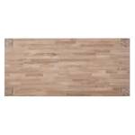 Eettafel Noahline massief eikenhout - Wit geolied eikenhout - 220x100cm