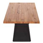 Eettafel Norrdal I massief eikenhout/ijzer - 220x100cm