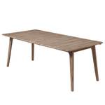 Table Rozzano Acacia massif - Acacia marron - 206 x 100 cm