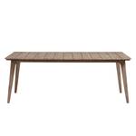 Table Rozzano Acacia massif - Acacia marron - 206 x 100 cm