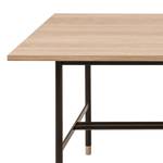 Table Peeri Marron - Bois manufacturé - Métal - 200 x 75 x 95 cm