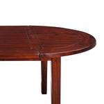 Table extensible Pradesh III Acacia partiellement massif Marron