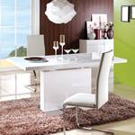 Table extensible Pretoria Blanc brillant