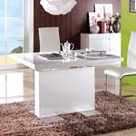 Table extensible Pretoria Blanc brillant