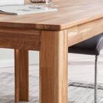 Tafel met verlengfunctie geolied massief eikenhout