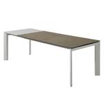 Eettafel Retie I (met uitschuiffunctie) - Antiek grijs - Breedte: 140 cm - Heldergrijs