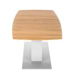 Table Solano Chêne noueux / Blanc - Sans rallonge