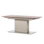 Table Solano Noyer / Gris platine - Sans rallonge