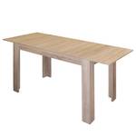 Table extensible Fairford Imitation chêne brut de sciage - 110 x 60 cm