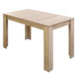 Eettafel Fairford (met uitschuiffunctie) Grof gezaagd eikenhouten look - 110 x 60 cm