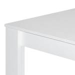 Table extensible Fairford Blanc mat - 110 x 60 cm