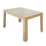 Eettafel Fairford (met uitschuiffunctie) Grof gezaagd eikenhouten look - 120 x 80 cm