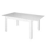 Eettafel Fairford (met uitschuiffunctie) Mat wit - 120 x 80 cm